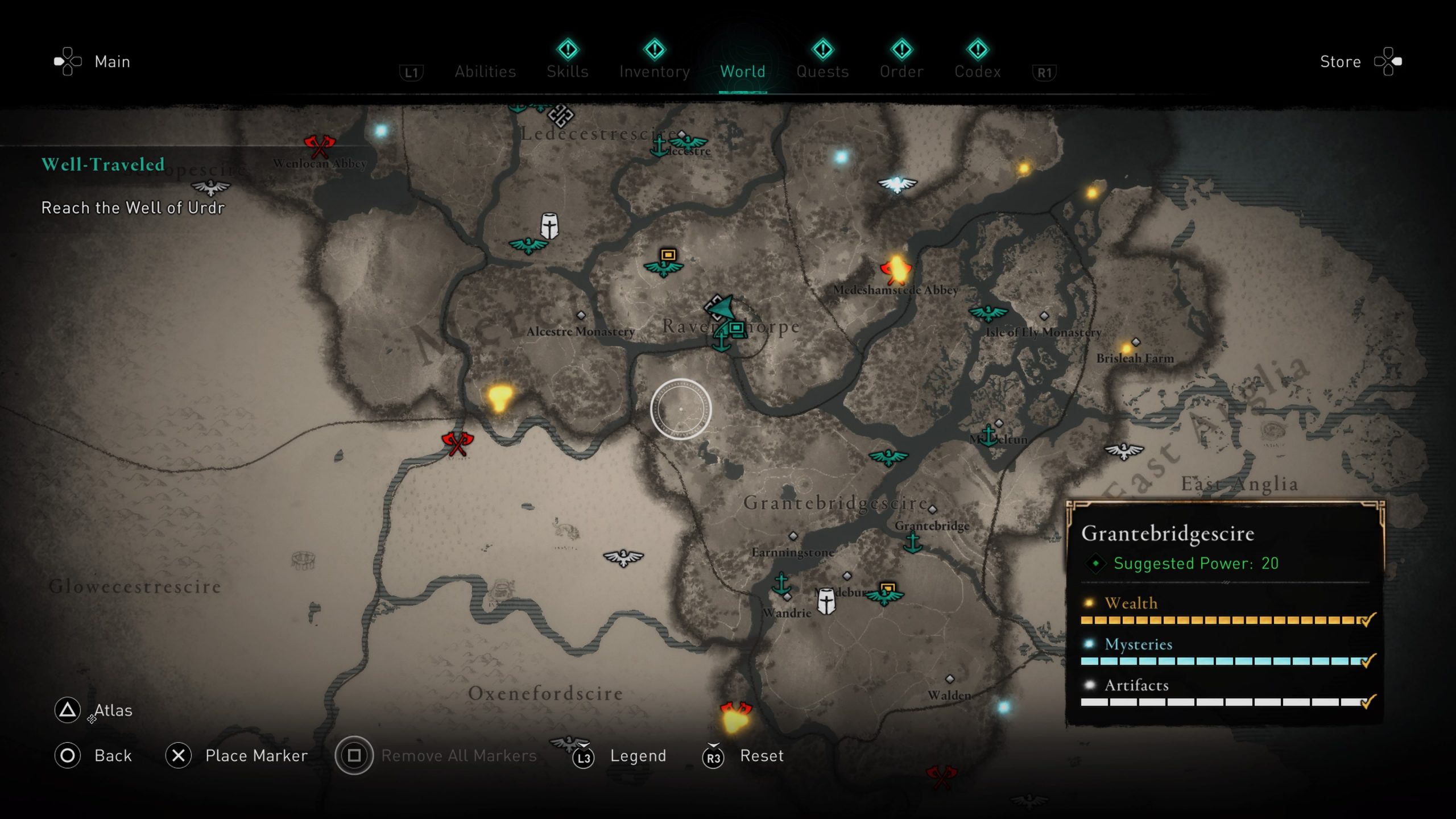 Assassin's Creed Valhalla map