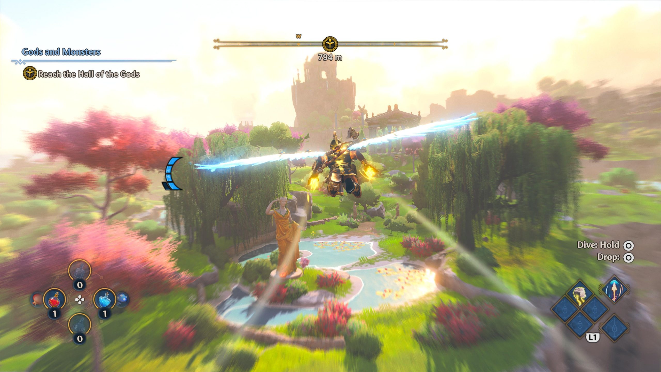 Immortals Fenyx Rising Gliding