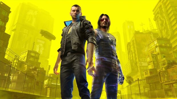 cyberpunk 2077 keanu and V