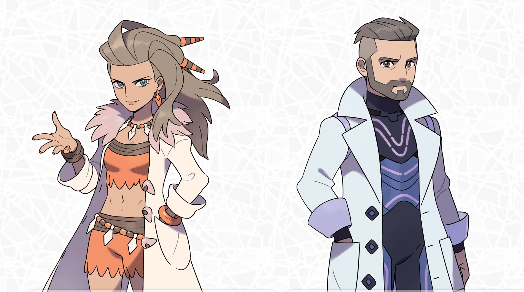 Professor Sada (links) en Turo (rechts)
