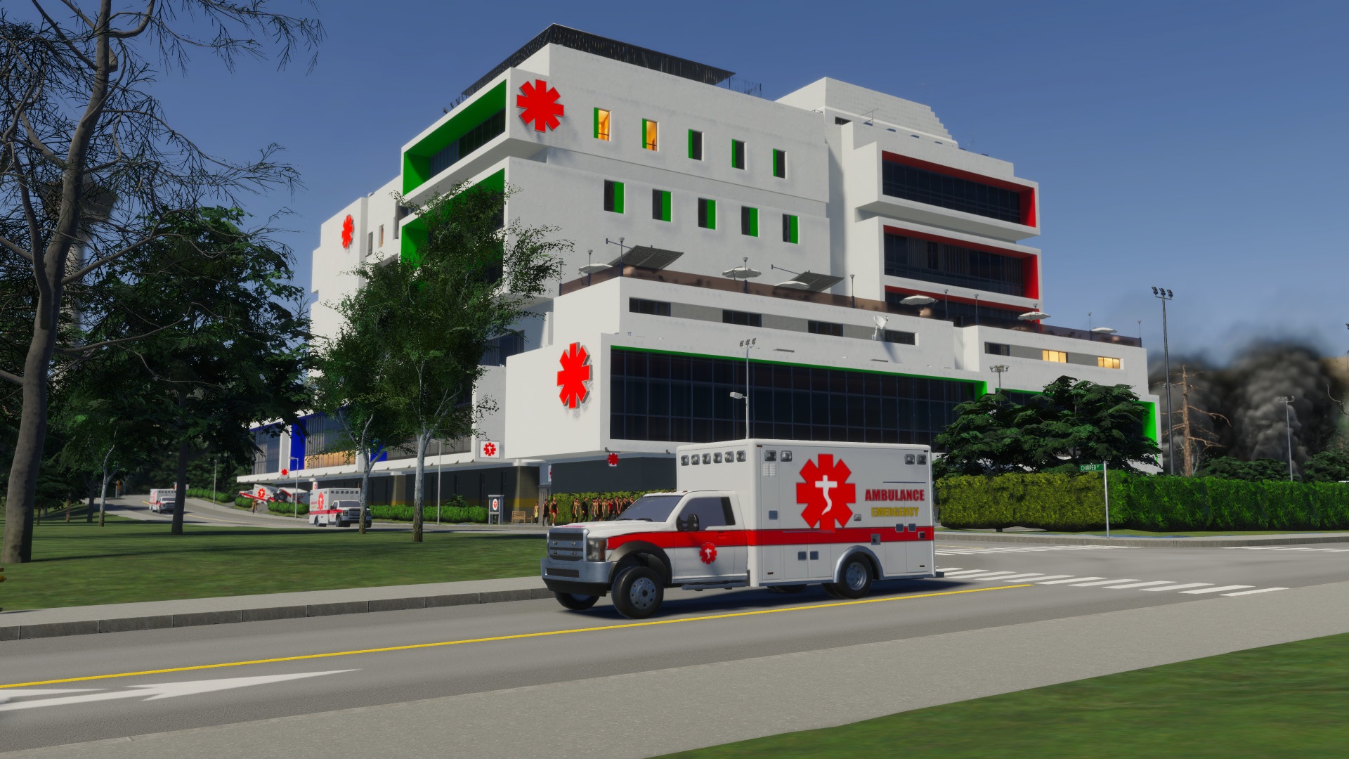Ziekenhuis in cities: skylines 2