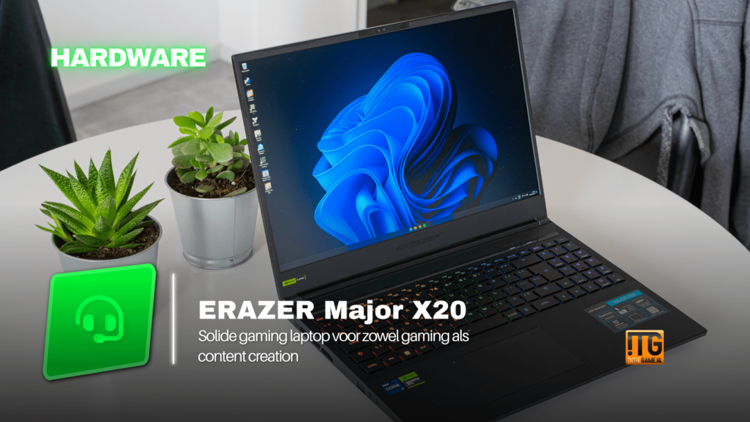 ERAZER Major X20 - Hardware Banner van Medion, Lenovo en ERAZER