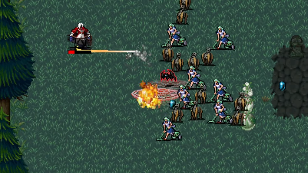 Vampire Survivors ode to castlevania