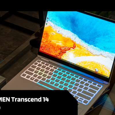 HP OMEN Transcend 14 door HP
