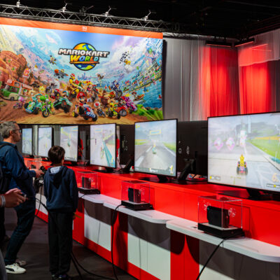 Mario Kart World booth Nintendo Switch 2 EXP