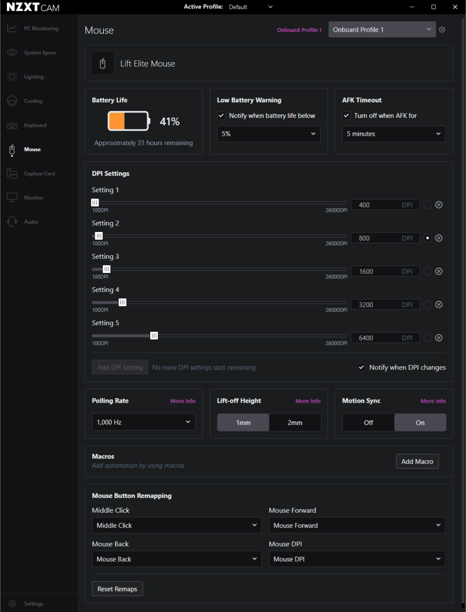 NZXT CAM software door NZXT