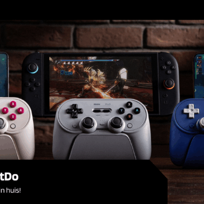 8BitDo hardware op Gamescom 2025 banner