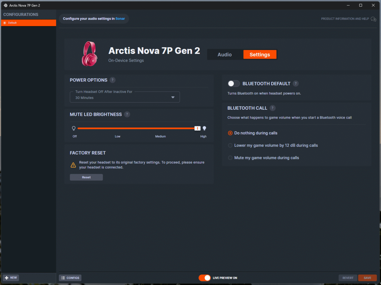 SteelSeries GG door SteelSeries voor Arctis Nova 7 (Gen 2)