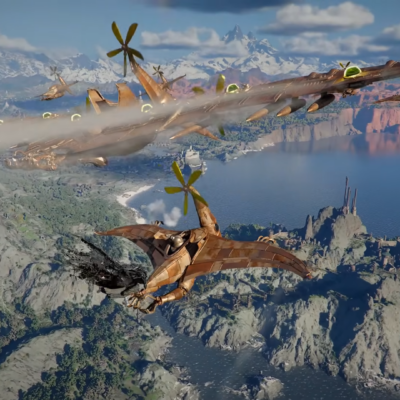 Crimson Desert sky combat