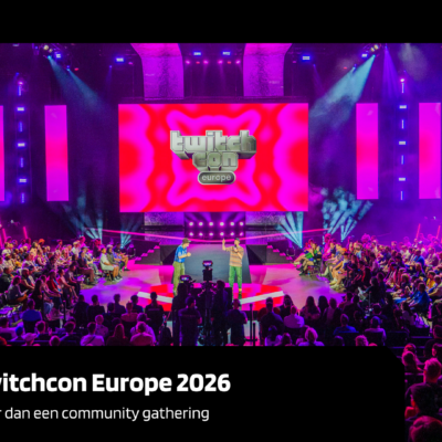 Twitchcon Europe 2026 door Twitch en Amazon