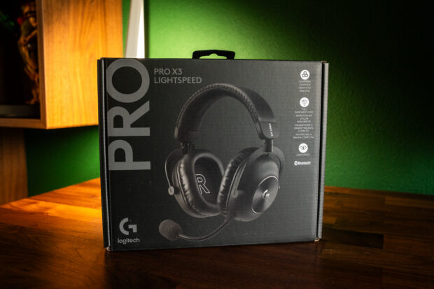 Logitech G headset boxed
